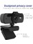 360 Derece Dönebilen C5 4 Milyon Piksel Otomatik Odak 2k Hd Sürücüsüz Mikrofonlu USB Webcam -Siyah (Yurt Dışından) 3
