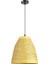 25 Cm Dokuma Rattan Avize, 220 V E27 * 1 Ampul Olmadan, Başucu Lambası, Rattan Restoran, Sarı Lamba (Yurt Dışından) 1