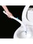 Tek Kullanımlık Tuvalet Temizleyici Fırça Banyo Temizleyici Kolu + Askılı + 12 Cımbız Scrubber Fırça İle Dolum Temizleme Aracı | Tuvalet Fırçası Tutucular (Yurt Dışından) 2