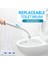 Tek Kullanımlık Tuvalet Temizleyici Fırça Banyo Temizleyici Kolu + Askılı + 12 Cımbız Scrubber Fırça İle Dolum Temizleme Aracı | Tuvalet Fırçası Tutucular (Yurt Dışından) 3
