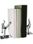 2 Adet Dekoratif Paslanmaz Çelik Bookend Yaratıcı Çin Kongfu Erkekler Kitap Dergisi Standı Masası Organizatör Tutucu Hediyeler | Bookends (Yurt Dışından) 4