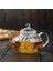Kabak Şekli Çiçek Demlik Cam Çaydanlık Demlik Çay Yaprak İle Bitkisel Isıya Dayanıklı Cam Pot | Çaydanlıklar (600Ml) (Yurt Dışından) 3
