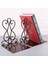 1 Çift Taşınabilir Metal Bookends Kitap Standı Tutucu Masaüstü Raf Raf Ev Ofis Malzemeleri | Bookends (Yurt Dışından) 3