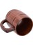 Doğal Saf Kahverengi Basit Stil Kupası Bira Kupası Çevre Dostu Su Kupası Çay Kahve Süt Içme Kupası Ev Mutfak Bar Drinkware Cup | Kupalar (Kahverengi) (Yurt Dışından) 3