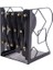 Geri Çekilebilir Kitap Desteği Standı Teleskopik Metal Bookend Raf Bookrack Organizer | (Yurt Dışından) 2