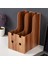 2 Izgara A4 Ayrılabilir Ahşap Ofis Masaüstü Dosya Kitap Dergisi Stand Raf Tutucu Masa Belge Dosyalama Kutusu Organizatör Bookends | Bookends (Yurt Dışından) 1