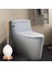 Otomatik Kapanış Tuvalet Fırçası Seti Banyo Ve Banyo Hiçbir Ölü Köşe Temizleme Fırçası Klozet Fırça Ve Tutucu | Tuvalet Fırçası Tutucular (Yurt Dışından) 3