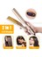 2İn1 Profesyonel Elektrikli Doğrultma Demir / Curling Demir Saç Bigudi / Styler Saç Düzleştirici Düz Ütüler Styling Aracı Crimper | Curling Irons (Altın) (Yurt Dışından) 3