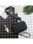 Kadın Moda Küçük Çanta Kozmetik Çantası Taşınabilir Mini Crossbody Çanta Makyaj Çantası Tuvalet Torbası Makyaj Kutusu | Kozmetik Çanta Ve Davalar (Siyah) (Yurt Dışından) 1