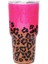 Pembe Leopar Epoksi Tumbler Glitter Paslanmaz Çelik El Yapımı Pembe Çita Kupası Hediye Su Tutucu Için | Kozmetik Çanta Ve Davalar (Yurt Dışından) 1