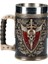 Bira Kupalar Paslanmaz Çelik Stein Tankard Çift Başlı Kartal Kanatlı (Yurt Dışından) 1