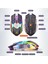 G80 Kablosuz Oyun Fare Şarj Edilebilir Oyun Mouse Sessiz Ergonomik 7 Tuşlar Rgb Arkadan Aydınlatmalı 1600 Dpı Fare Bilgisayar Pro Gamer Için (Yurt Dışından) 3