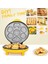 Mini Elektrikli Yapışmaz Waffle Makinesi - Sarı (Yurt Dışından) 2