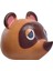 Tom Nook Rakun Maskesi Hayvan Geçiş Lateks Headgear Cadılar Bayramı Cosplay Ball Sahne (Yurt Dışından) 3