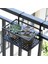Demir Asılı Sepet Organizatör Saksı Depolama Raf Balkon Raylı Tesisi Raf Korkuluk Çit Ekici Raf Açık Bonsai Stand | Depolama Tutucular Raflar (Yurt Dışından) 2