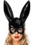 Bunny Maskesi Masquerade Tavşan Maskesi Kadınlar Siyah Uzun Kulaklar Tavşan Bunny Party (Black1) (Yurt Dışından) 1