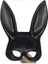 Bunny Maskesi Masquerade Tavşan Maskesi Kadınlar Siyah Uzun Kulaklar Tavşan Bunny Party (Black1) (Yurt Dışından) 2