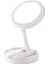Usb Şarj Pil Katlanabilir Led Makyaj Aynası Beyaz Vanity Kozmetik Ayna Işık İle 10X Büyüteç El Masa Aynaları | Makyaj Aynaları (Beyaz) (Yurt Dışından) 1