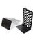 2 Adet Masaüstü Dekor Stabil Destek Standı Öğrenciler Için Ev Ofis Kırtasiye Kitap Dergisi Paslanmaz Çelik Bookend Skid Hediye | Bookendends (Yurt Dışından) 2