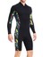 Erkekler 1.5mm Wetsuit Shorty Uzun Kollu Uv Koruma Spearfishing Sörf Xxxl Için 5