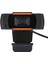 Dönebilen 480P Hd USB Bilgisayar Kamerası -Siyah/turuncu (Yurt Dışından) 1