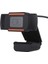 Dönebilen 480P Hd USB Bilgisayar Kamerası -Siyah/turuncu (Yurt Dışından) 3