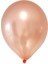 12 Inç Metalik Rose Gold Balon 10 Adet 2