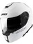 Gecko Sv Solid Gloss Pearl White Çene Açılır Motosiklet Kaskı 1