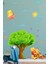 Winnie The Pooh ve Arkadaşı Ormanda Çocuk Odası Dekorasyon Sticker Seti 4