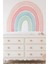 Soft Pastel Tonlarda Büyük Boy Gökkuşağı Çocuk Odası Sticker Seti 3