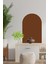 Bohem Tarzı Oval Koyu Kahve Duvar Dekorasyon Sticker (60X100 Cm) 2