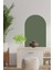 Bohem Tarzı Oval Antrasit Duvar Dekorasyon Sticker (60X100 Cm) 2