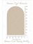 Bohem Tarzı Oval Taş Rengi Duvar Dekorasyon Sticker (60X100 Cm) 4