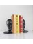 Reçine Insan Yüz Beyin Bookends Vintage Kitap Durdurucu Ayarlanabilir Kitaplık Kitaplar Için Standı Ev Ofis Süslemeleri Masa Organizatör | Bookends (Yurt Dışından) 3