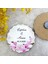 30 Adet Ahşap Nikah Buzdolabı Magnet 09 1