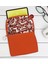 Gift Retro Motif Tasarımlı Taşınabilir Koruyucu Tablet Kılıfı & Organizer Çanta - Turuncu-3 1