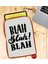 Gift Blah Blah Blah Tasarımlı Taşınabilir Koruyucu Tablet Kılıfı & Organizer Çanta - Turuncu-1 2