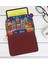 Gift Modern Soyut Tasarımlı Taşınabilir Koruyucu Tablet Kılıfı & Organizer Çanta - Bordo-10 1