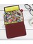 Gift Modern Soyut Tasarımlı Taşınabilir Koruyucu Tablet Kılıfı & Organizer Çanta - Bordo-8 1