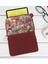 Gift Modern Soyut Tasarımlı Taşınabilir Koruyucu Tablet Kılıfı & Organizer Çanta - Bordo-7 1