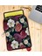 Gift Çiçekler Tasarımlı Taşınabilir Koruyucu Tablet Kılıfı & Organizer Çanta - Bordo-2 2