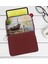 Gift Suluboya Tasarımlı Taşınabilir Koruyucu Tablet Kılıfı & Organizer Çanta - Bordo-2 1