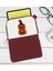 Gift Pumpkin Tasarımlı Taşınabilir Koruyucu Tablet Kılıfı & Organizer Çanta - Bordo-1 1