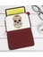 Gift Kurukafa Tasarımlı Taşınabilir Koruyucu Tablet Kılıfı & Organizer Çanta - Bordo-10 1