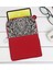 Gift Retro Motif Tasarımlı Taşınabilir Koruyucu Tablet Kılıfı & Organizer Çanta - Kırmızı-2 1