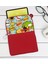 Gift Pop Art Tasarımlı Taşınabilir Koruyucu Tablet Kılıfı & Organizer Çanta - Kırmızı-3 1