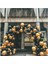 50 Adet 12 Inç Parti Balonu Metalik Gold - Pastel Siyah + 5 mt Balon Zinciri 1