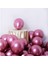 Krom Balon 12" Inç Pembe Renk 10 Adet 1