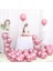 Krom Balon 12" Inç Pembe Renk 10 Adet 1