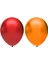 Metalik Balon Seti 10 Adet ( Kırmızı, Turuncu) 1
